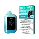 Introducing the STLTH VISION Disposable with a 1000mAh battery, dynamic screen, USB Type-C port, ECO Mode at 14W, Normal Mode at 18W, intense Boost Mode at 25W, 20ML, 20,000 puffs